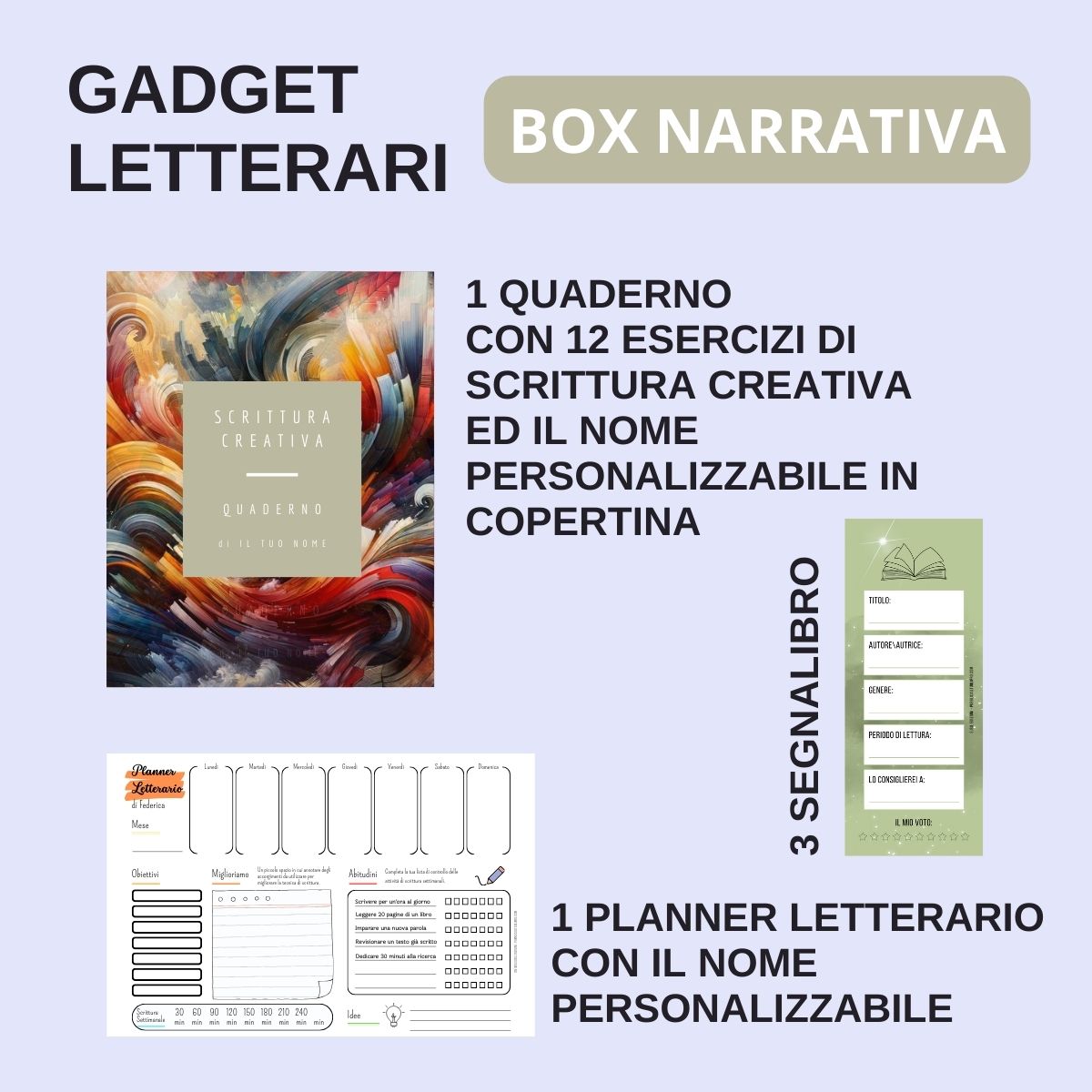 gadget box narrativa susil edizioni